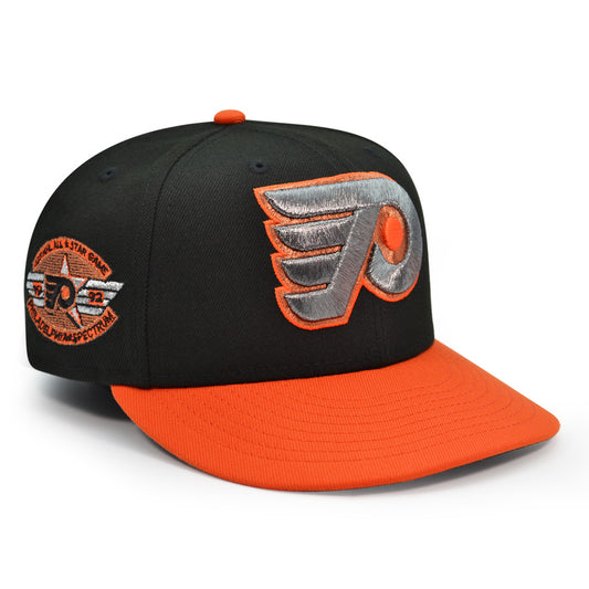 Philadelphia Flyers "WHAT LOVE!" Exclusive New Era 59Fifty Fitted Hat - Black/Orange