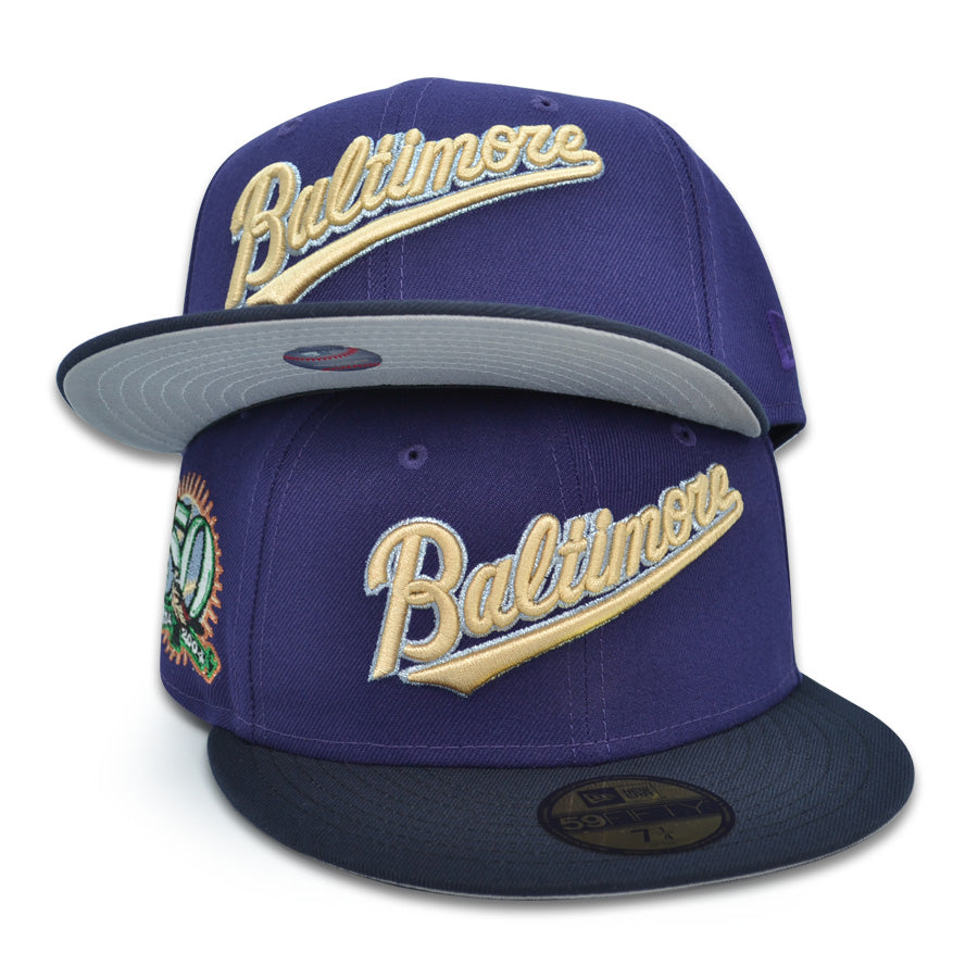 Baltimore Orioles "WHERE'S WALLACE?" Exclusive New Era 59Fifty Fitted Hat - Purple/Navy