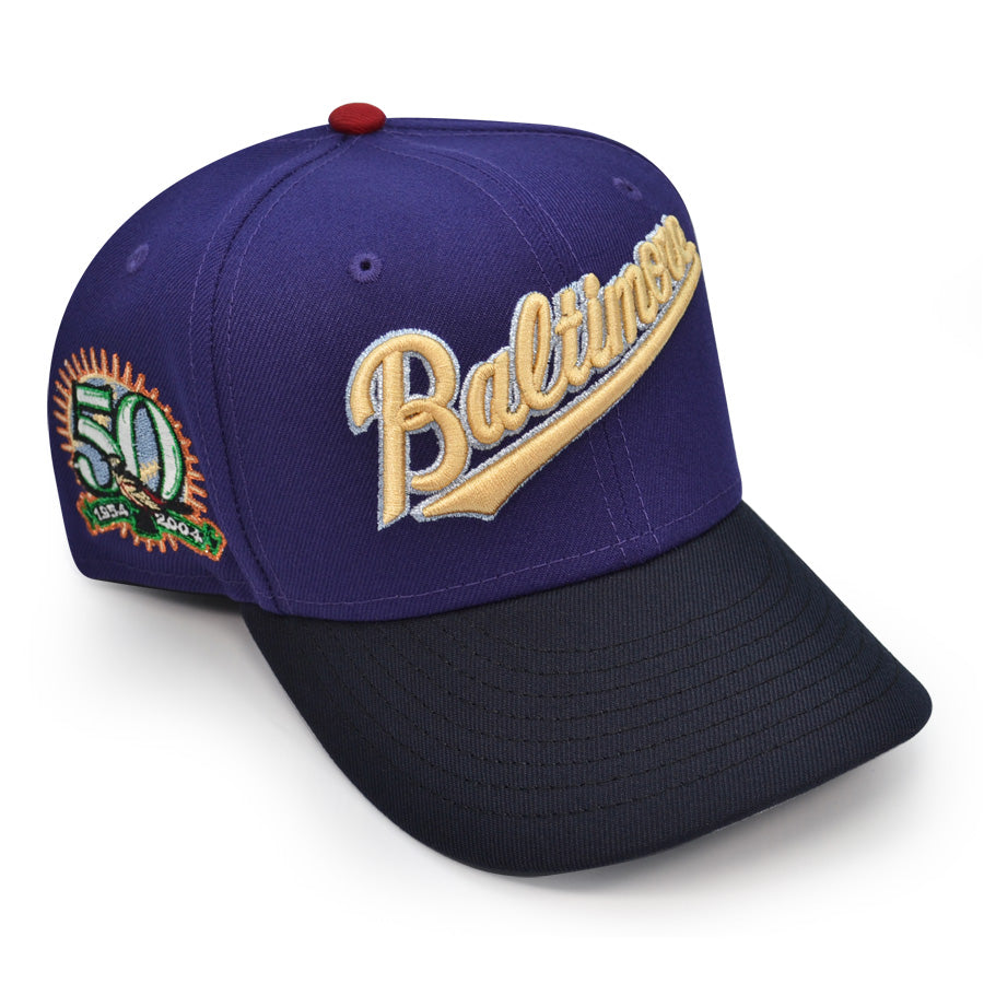 Baltimore Orioles "WHERE'S WALLACE?" Exclusive New Era 59Fifty Fitted Hat - Purple/Navy