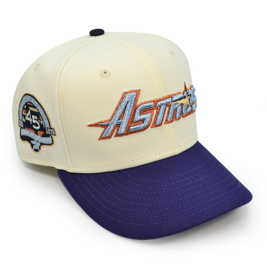 Houston Astros "DRANK On Ice" Exclusive New Era 59Fifty Fitted Hat - Chrome/Purple