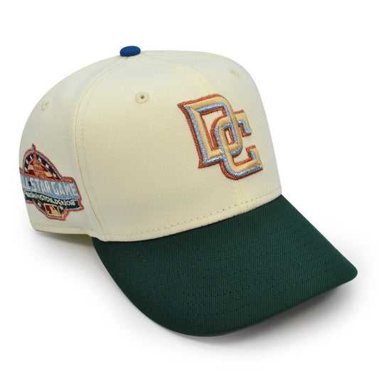 Washington Nationals "CROWN ABOUT NOTHING" Exclusive New Era 59Fifty Fitted Hat - Chrome/DkGreen