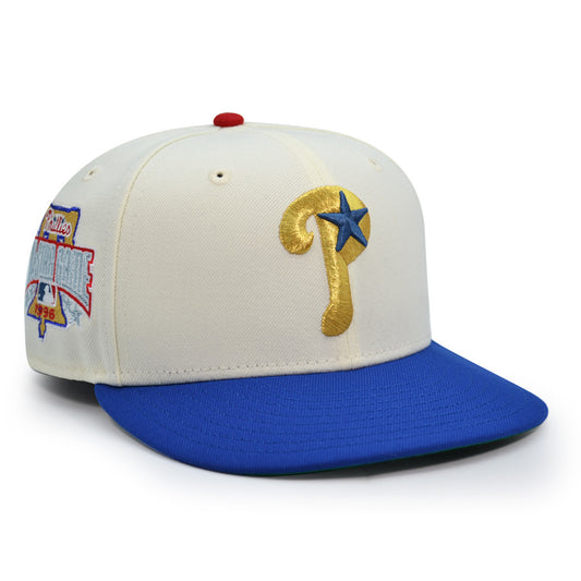 Philadelphia Phillies "INDEPENDENCE" Exclusive New Era 59Fifty Fitted Hat - Chrome/Calm Blue