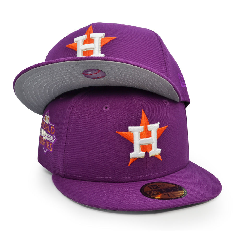 Houston Astros "DYNOMITE" 2022 World Series Exclusive New Era 59Fifty Fitted Hat - Sparkling Grape