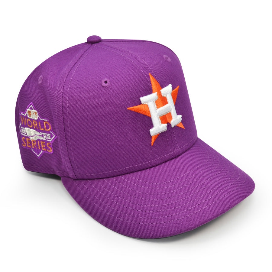 Houston Astros "DYNOMITE" 2022 World Series Exclusive New Era 59Fifty Fitted Hat - Sparkling Grape