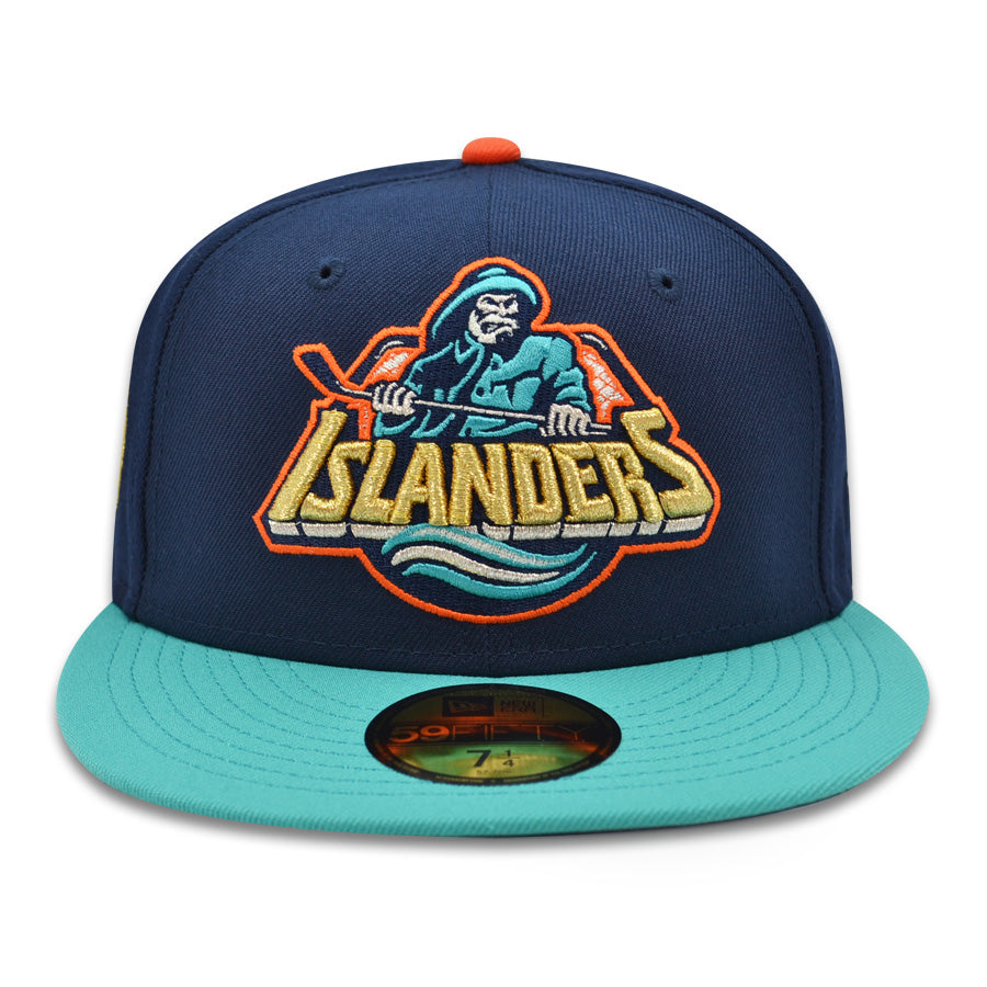 New York Islanders "THE SURF" Exclusive New Era 59Fifty Fitted Hat - Ocean Side/Teal