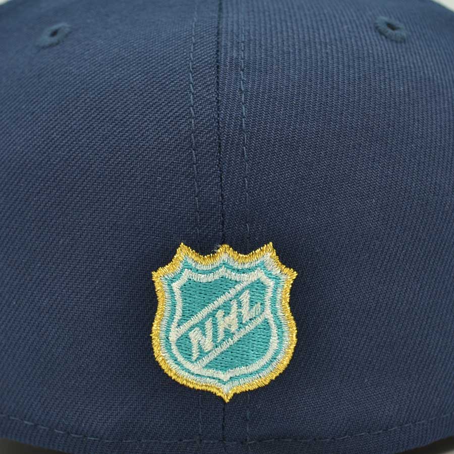 New York Islanders "THE SURF" Exclusive New Era 59Fifty Fitted Hat - Ocean Side/Teal