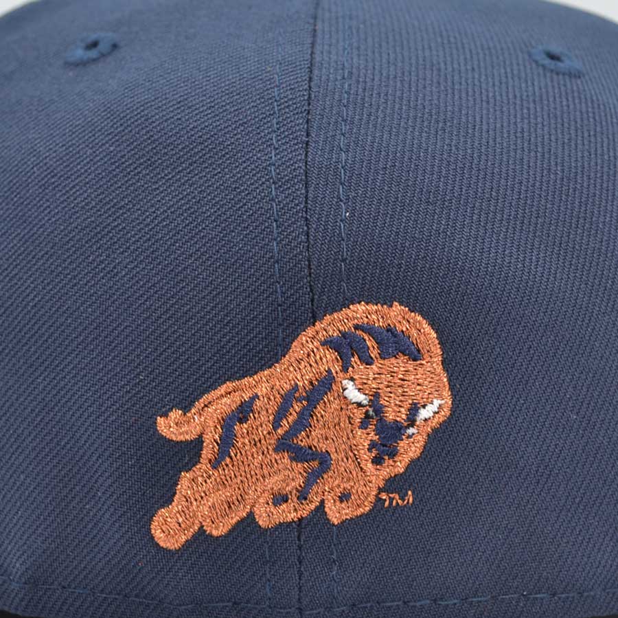 Howard Bison ENRAGED Exclusive New Era 59Fifty Fitted NCAA Hat - Navy/Red