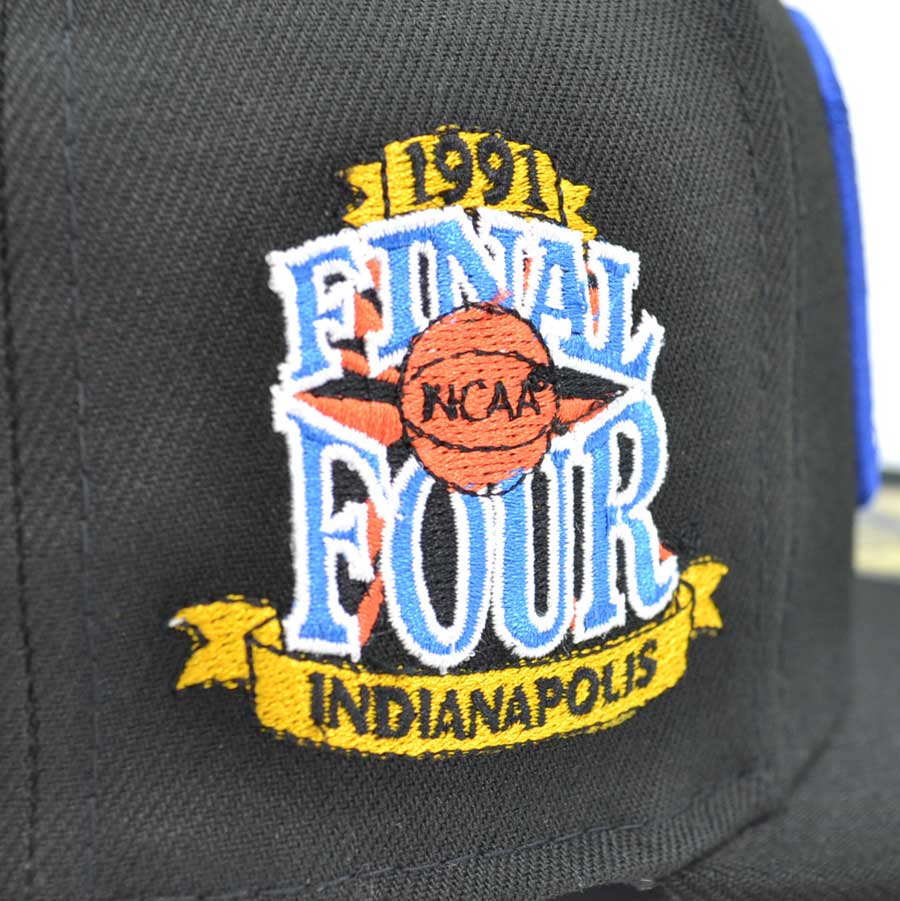 Duke Blue Devils 1991 FINAL FOUR Exclusive New Era 59Fifty Fitted NCAA Hat - Black