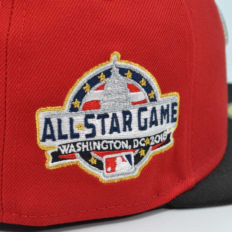 Washington Nationals "CAPITOL CONNECTION" Exclusive New Era 59Fifty Fitted Hat - Scarlet/Black