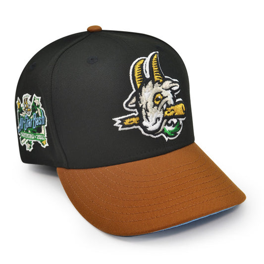 Hartford Yard Goats 2021 ALL-STAR BASH Exclusive New Era 59Fifty Fitted Hat - Black/Peanut