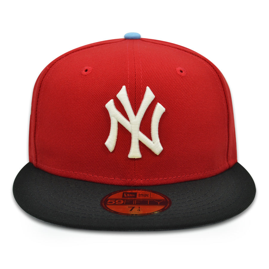 New York Yankees "ICEBERG" 1998 World Series Exclusive New Era 59Fifty Fitted Hat - Red/Black