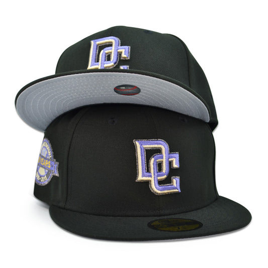 Washington Nationals "PROSPECT ST" Exclusive New Era 59Fifty Fitted Hat - Black/Mauve