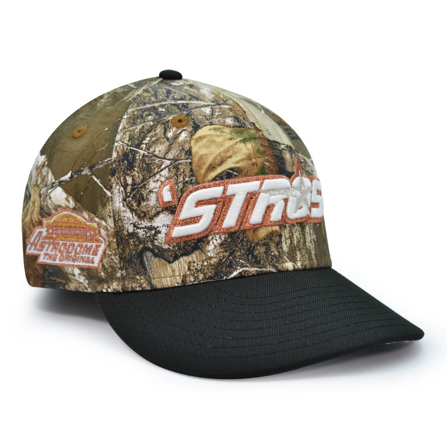 Houston Astros "STROS REAL TREE"  Exclusive New Era 59Fifty Fitted Hat - Real Tree Camo/Black