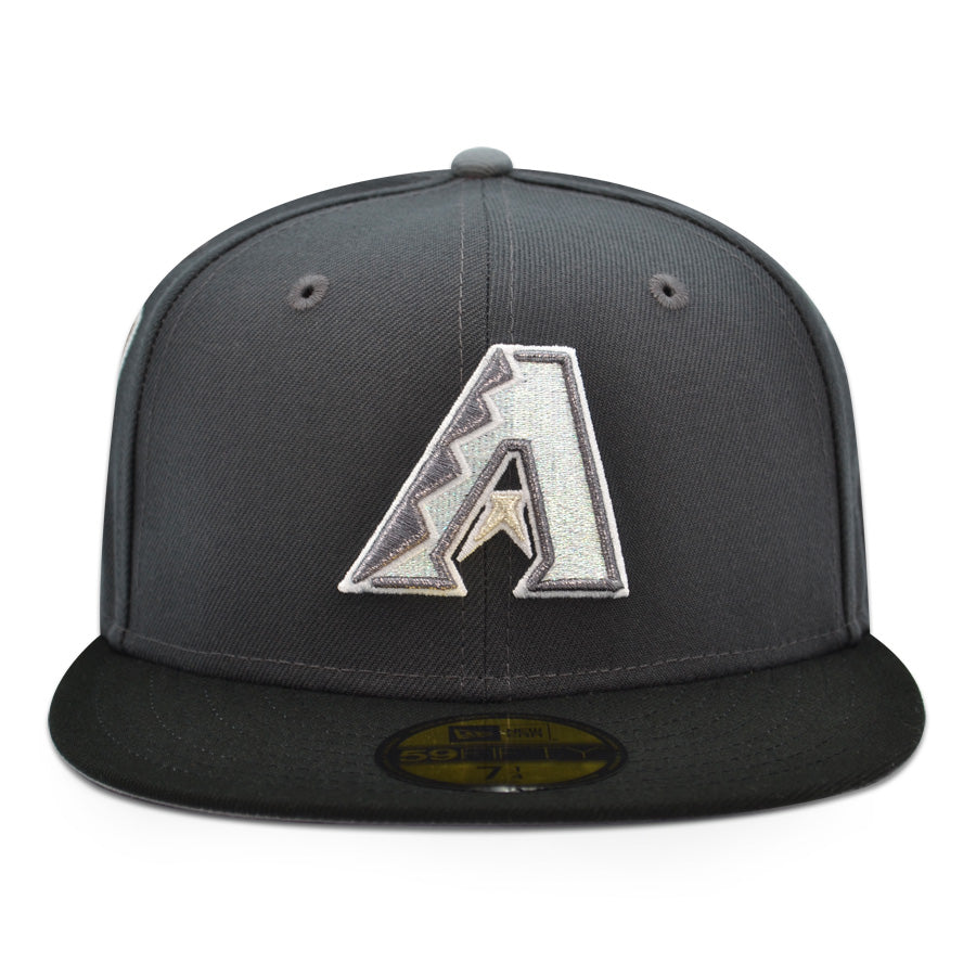 Arizona Diamondbacks "SILVER TONGUE" Exclusive New Era 59Fifty Fitted Hat - Graphite