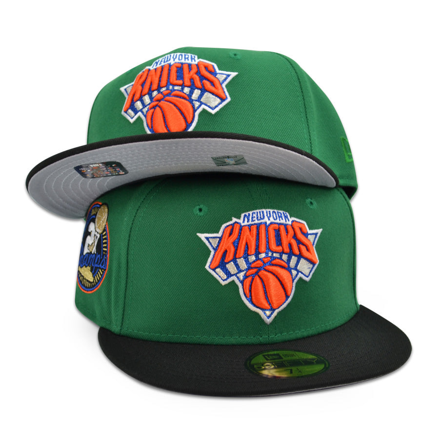 New York Knicks "THE VILLAIN " Exclusive New Era 59Fifty Fitted Hat - Kelly/Black