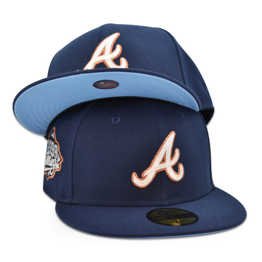 Atlanta Braves "TWO-O-FIVE" Exclusive New Era 59Fifty Fitted Hat - Ocean Side/Sky UV