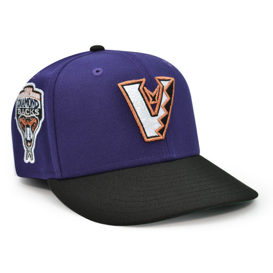 Arizona Diamondbacks "EL VALLE" Exclusive New Era 59Fifty Fitted Hat - Purple/Black