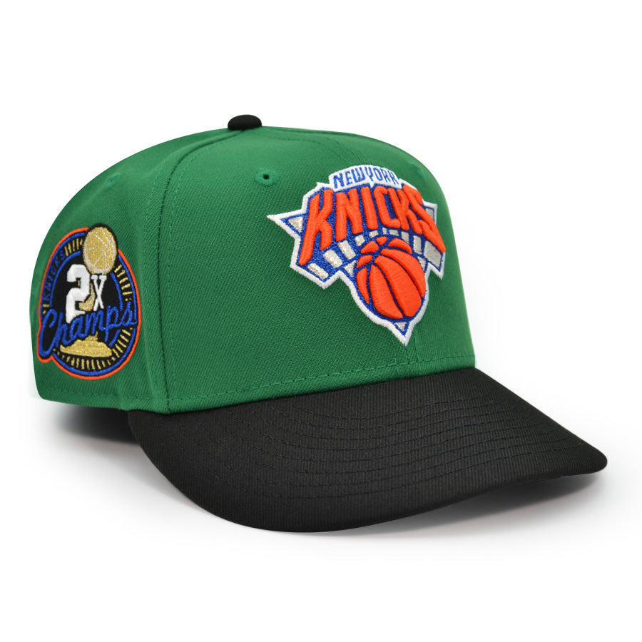 New York Knicks "THE VILLAIN " Exclusive New Era 59Fifty Fitted Hat - Kelly/Black