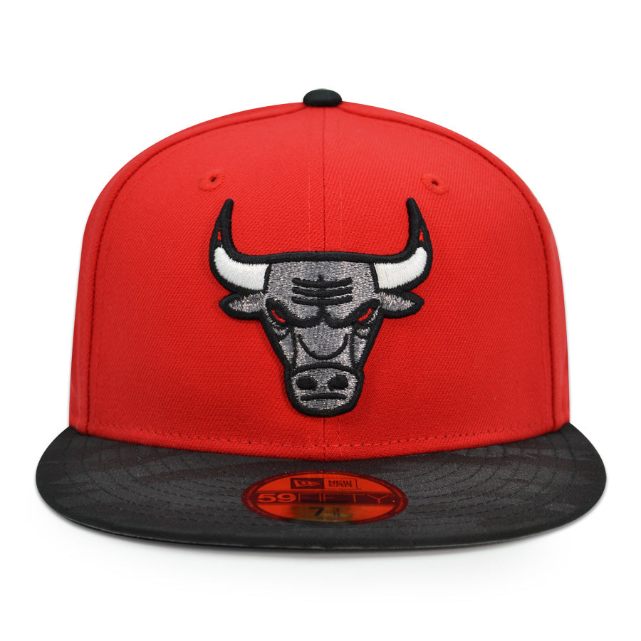 Chicago Bulls "BULLY BALL" Exclusive New Era 59Fifty Fitted Hat - Scarlet/Black Camo