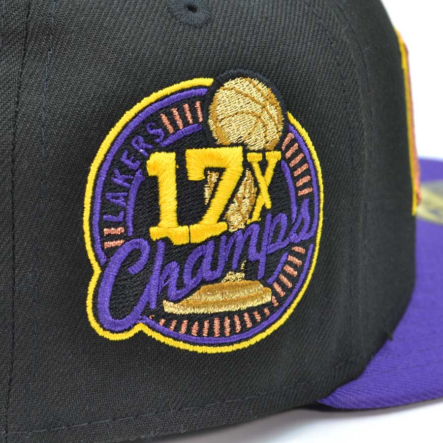 Los Angeles Lakers "PURPLE REIGN" Exclusive New Era 59Fifty Fitted Hat - Black/Purple