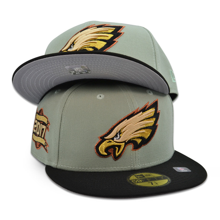 Philadelphia Eagles "LIBERTE" Exclusive New Era 59Fifty Fitted Hat - Everest/Black