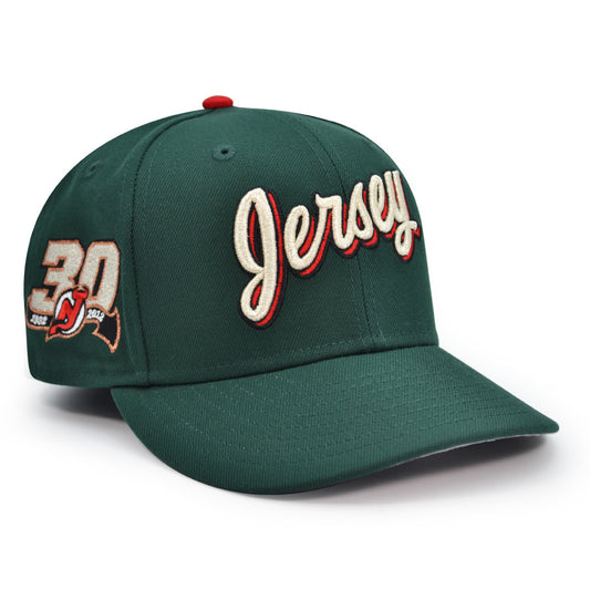 New Jersey Devils "DEVIL'S DEN" Exclusive New Era 59Fifty Fitted Hat - Devil Green