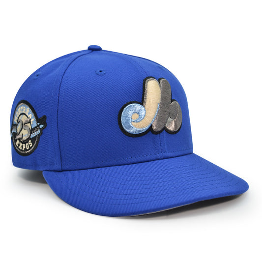 Montreal Expos "MOUNT ROYAL" Exclusive New Era 59Fifty Fitted Hat - Majestic