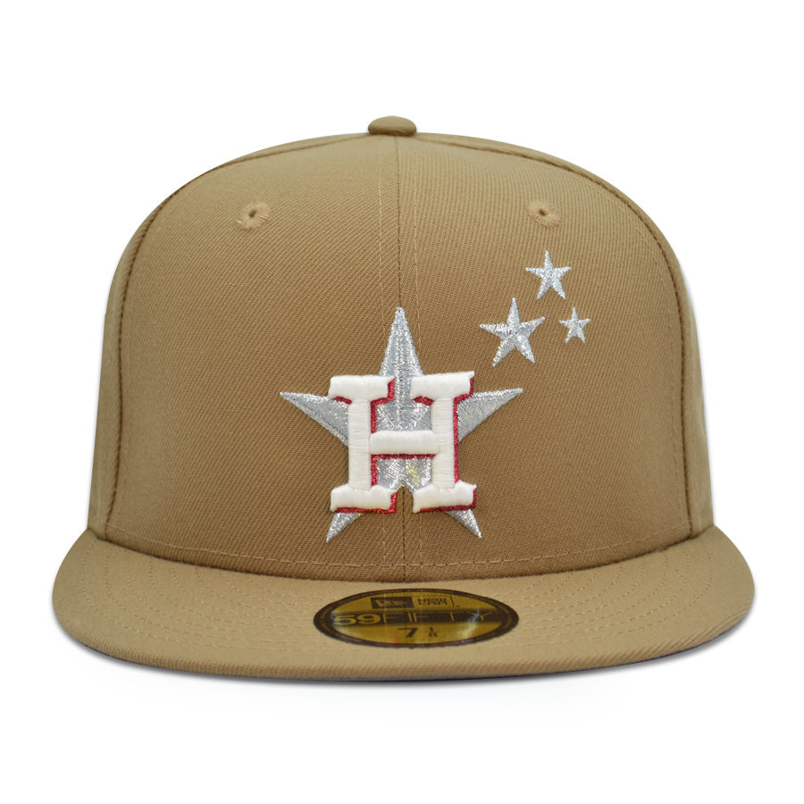 Houston Astros "COZY JACK" Exclusive New Era 59Fifty Fitted Hat - Khaki