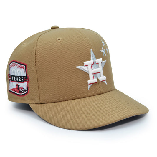 Houston Astros "COZY JACK" Exclusive New Era 59Fifty Fitted Hat - Khaki