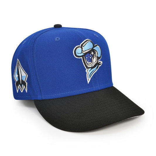 SugarLand Space Cowboys Rocket Exclusive New Era 59Fifty Fitted Hat - Royal/Black