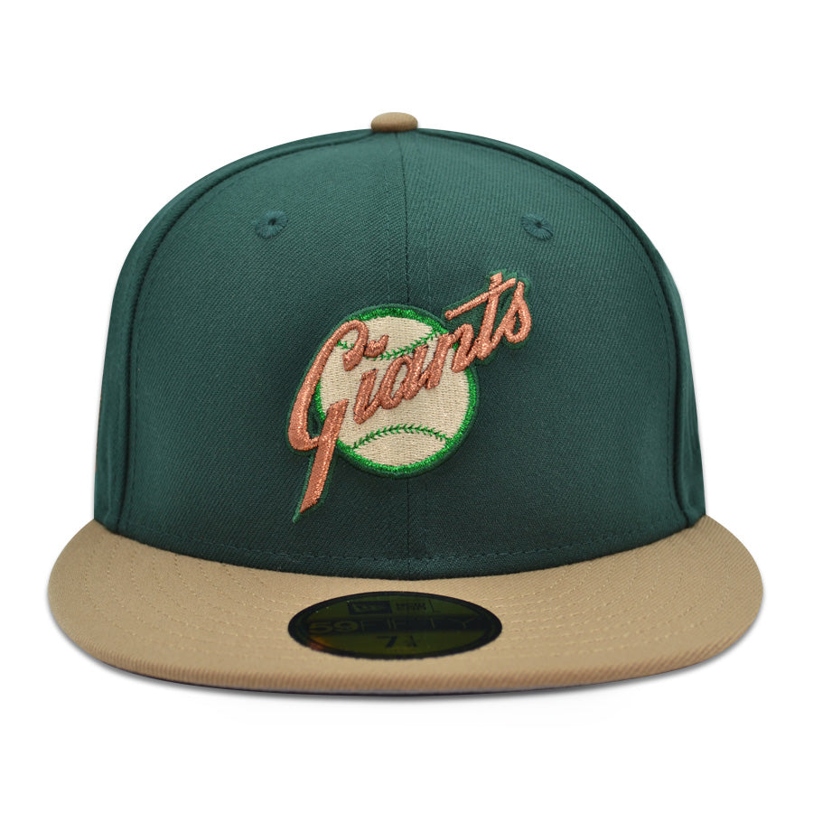 San Francisco Giants "GIANTS PG" Exclusive New Era 59Fifty Fitted Hat - Dark Green/Khaki