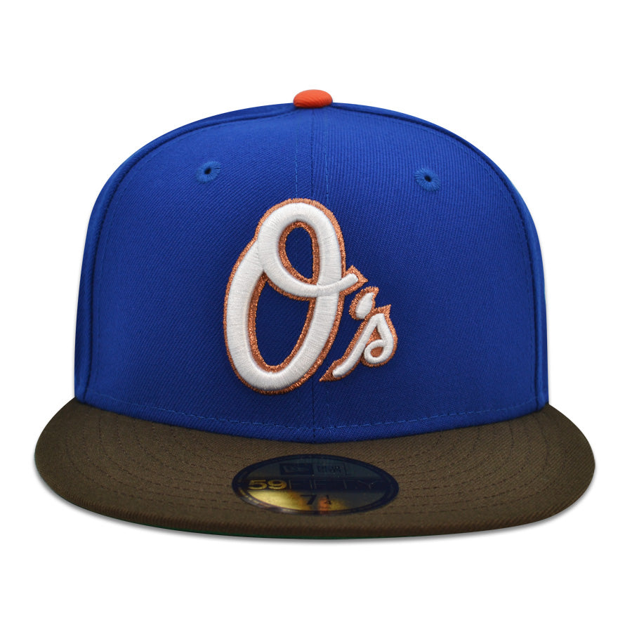 Baltimore Orioles "30 FOR 30" Exclusive New Era 59Fifty Fitted Hat - Calming Blue/Walnut