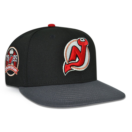 New Jersey Devils "95 INFERNO" Exclusive New Era 59Fifty Fitted Hat - Black/Graphite