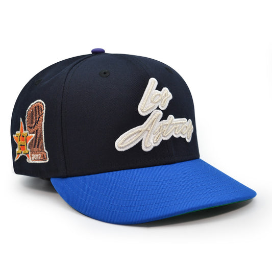 Houston Astros "THE CHAMPS" Exclusive New Era 59Fifty Fitted Hat - Navy/Blue Azure