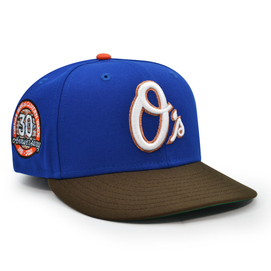 Baltimore Orioles "30 FOR 30" Exclusive New Era 59Fifty Fitted Hat - Calming Blue/Walnut