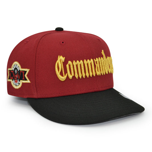 Washington Commanders "NEXT CHAPTER" Exclusive NFL New Era 59Fifty Fitted Hat -Burgundy/Black