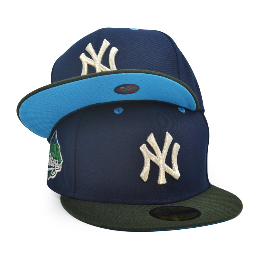 New York Yankees 1999 WORLD SERIES Exclusive New Era 59Fifty Fitted Ha ...