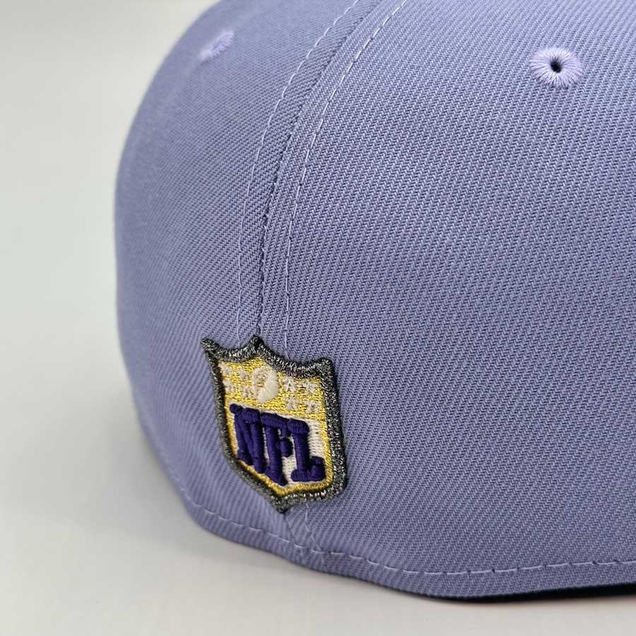 Baltimore Ravens "FLOCK-OFF" Exclusive New Era 59Fifty Fitted Hat - Lavender/Black