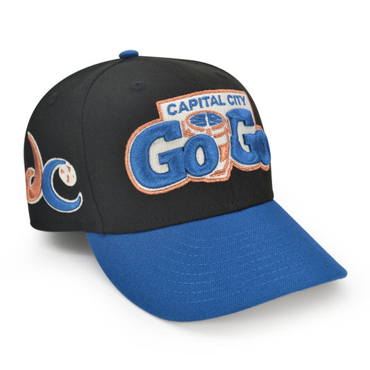 Capital City GoGo Wizards DC Exclusive New Era 59Fifty Fitted Hat - Black/Seashore Blue