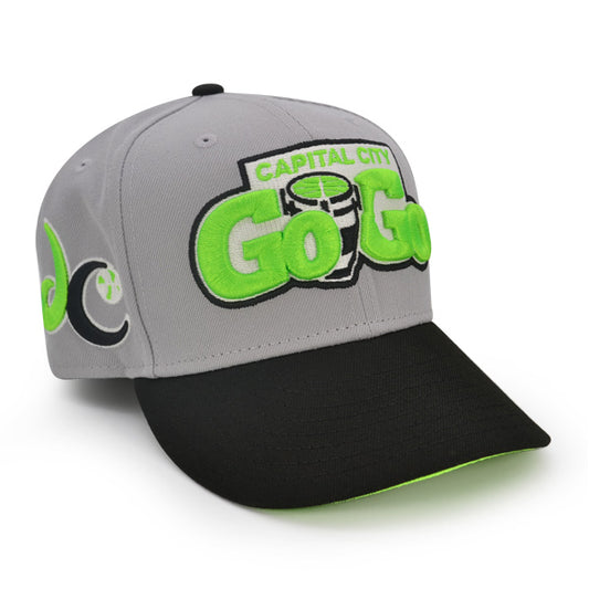 Capital City GoGo Wizards DC Exclusive New Era 59Fifty Fitted Hat - Gray/Lime Shock