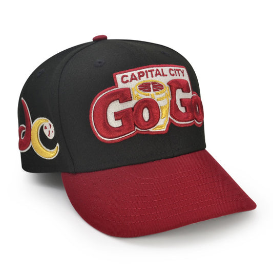 Capital City GoGo Wizards DC Exclusive New Era 9fifty Snapback Hat - Black/Cardinal