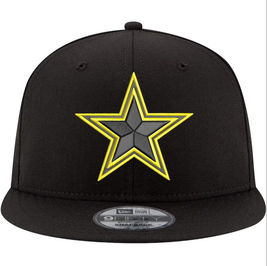 Dallas Cowboys New Era VOLT 9Fifty Snapback Hat - Black/Volt