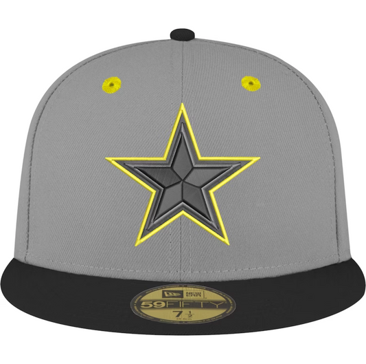 Dallas Cowboys New Era VOLT Exclusive 59Fifty Fitted Hat - Gray/Black/Volt