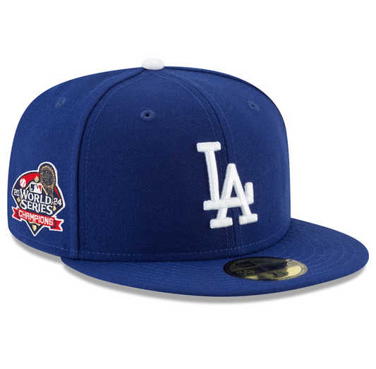 Los Angeles Dodgers New Era 2024 WORLD SERIES CHAMPION 59Fifty Fitted Hat - Royal