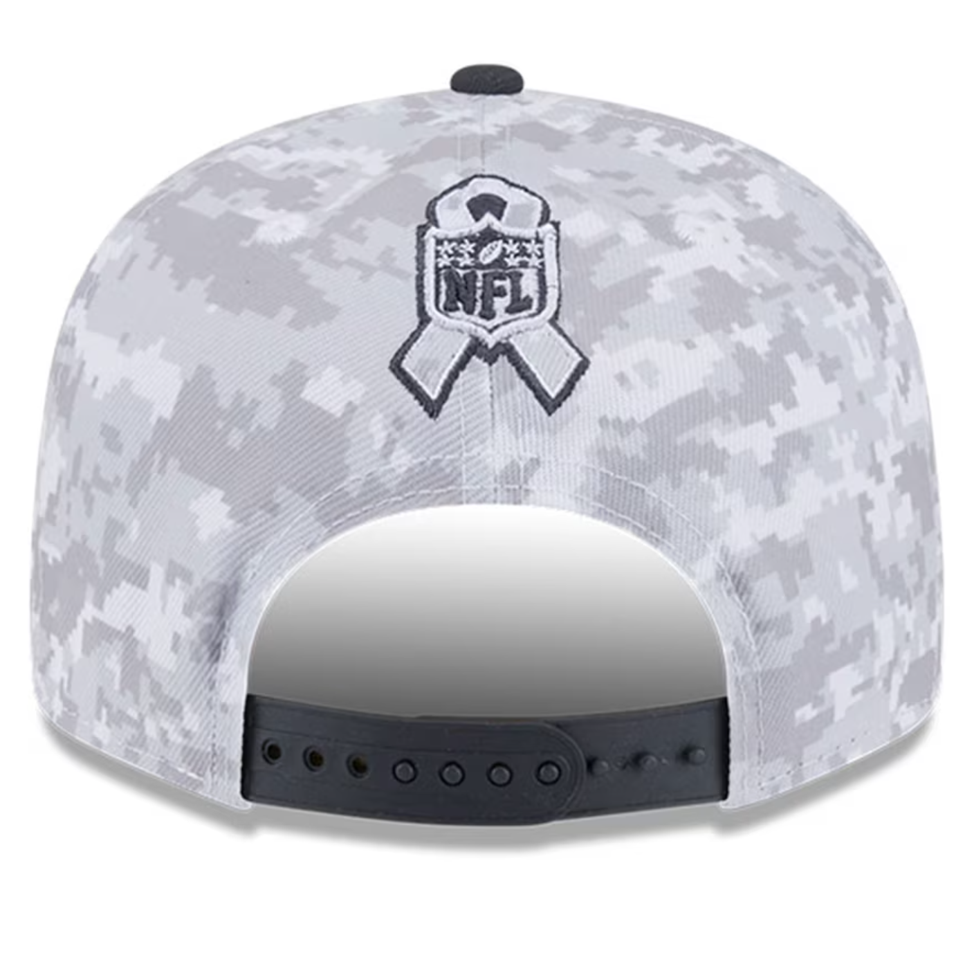 Washington Commanders New Era 2024 Salute To Service 9Fifty Snapback Hat - Chrome/Graphite