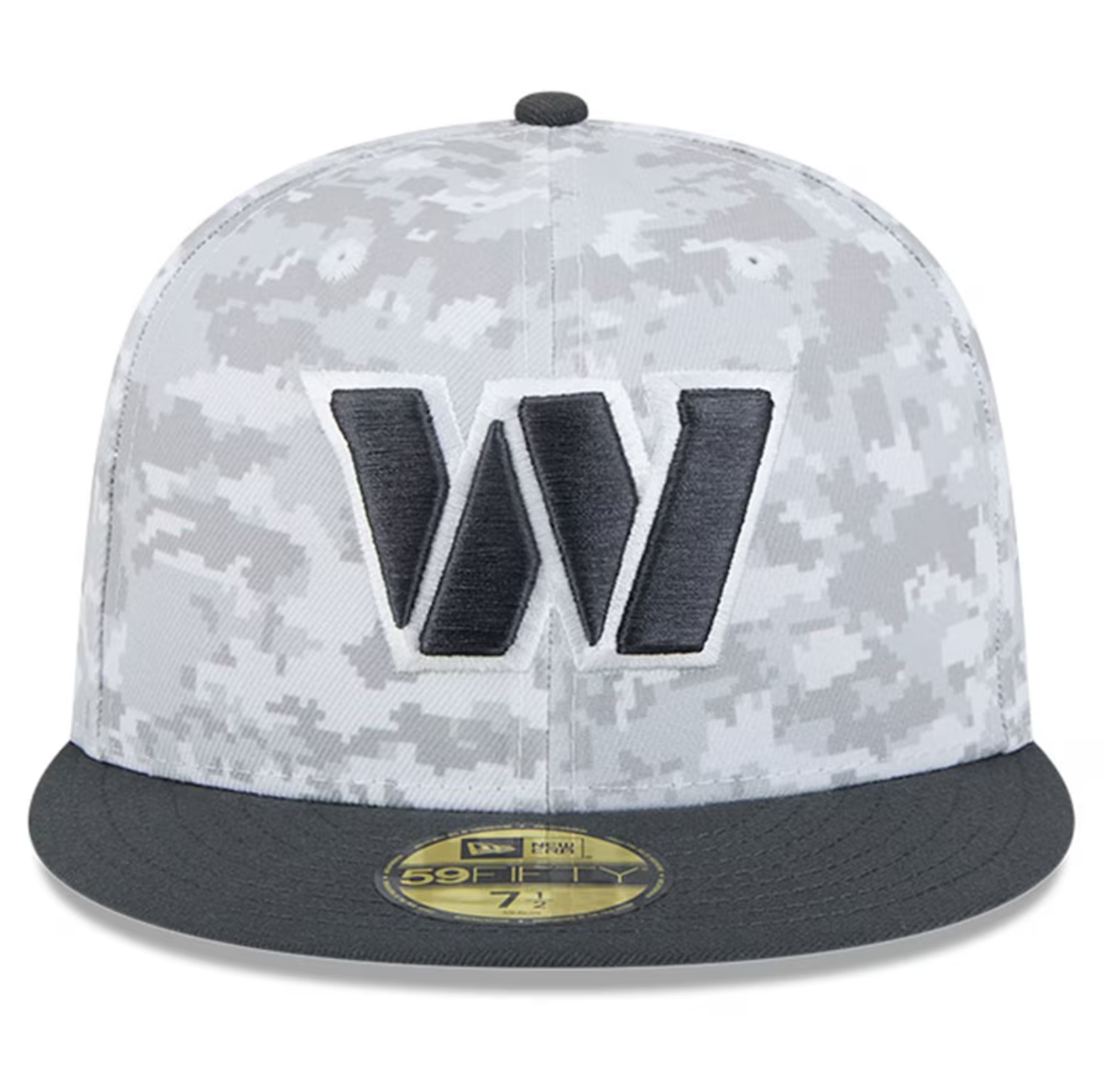 Washington Commanders New Era 2024 Salute To Service 59FIFTY Fitted Hat - Chrome/Graphite