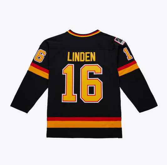 Trevor Linden Vancouver Canucks 1994-95 Power Play Player Jersey - Black