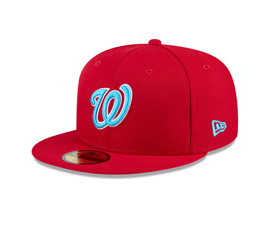 Washington Nationals New Era 2024 MLB Father's Day On-Field 59FIFTY Fitted Hat - Red