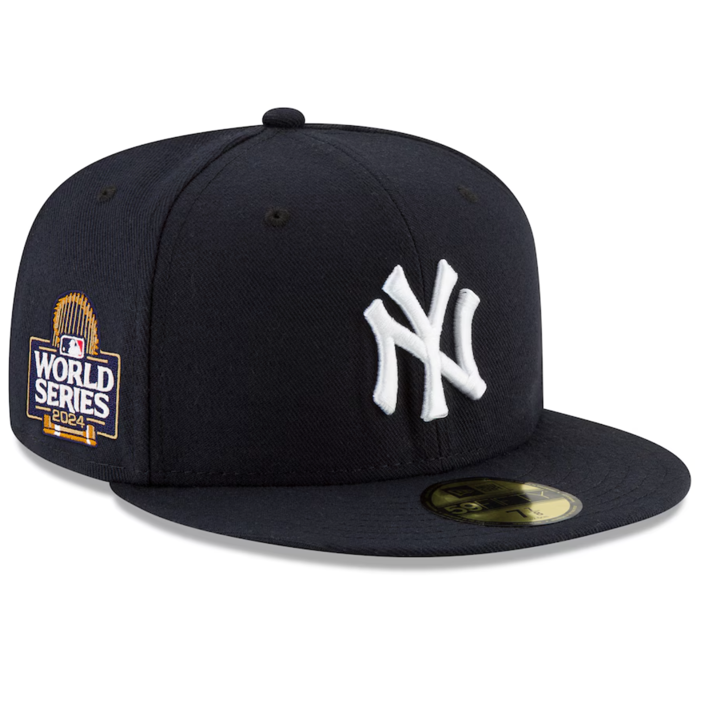 New York Yankees New Era 2024 WORLD SERIES On-Field 59FIFTY Fitted Hat - Navy