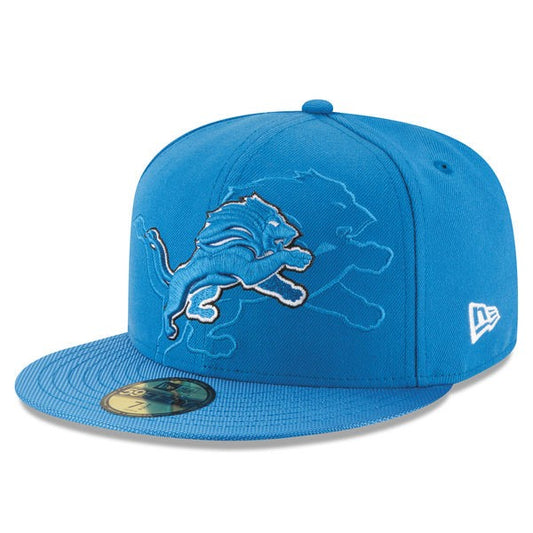 Detroit Lions 2016 NFL SIDELINE Official Fitted 59Fifty New Era Hat